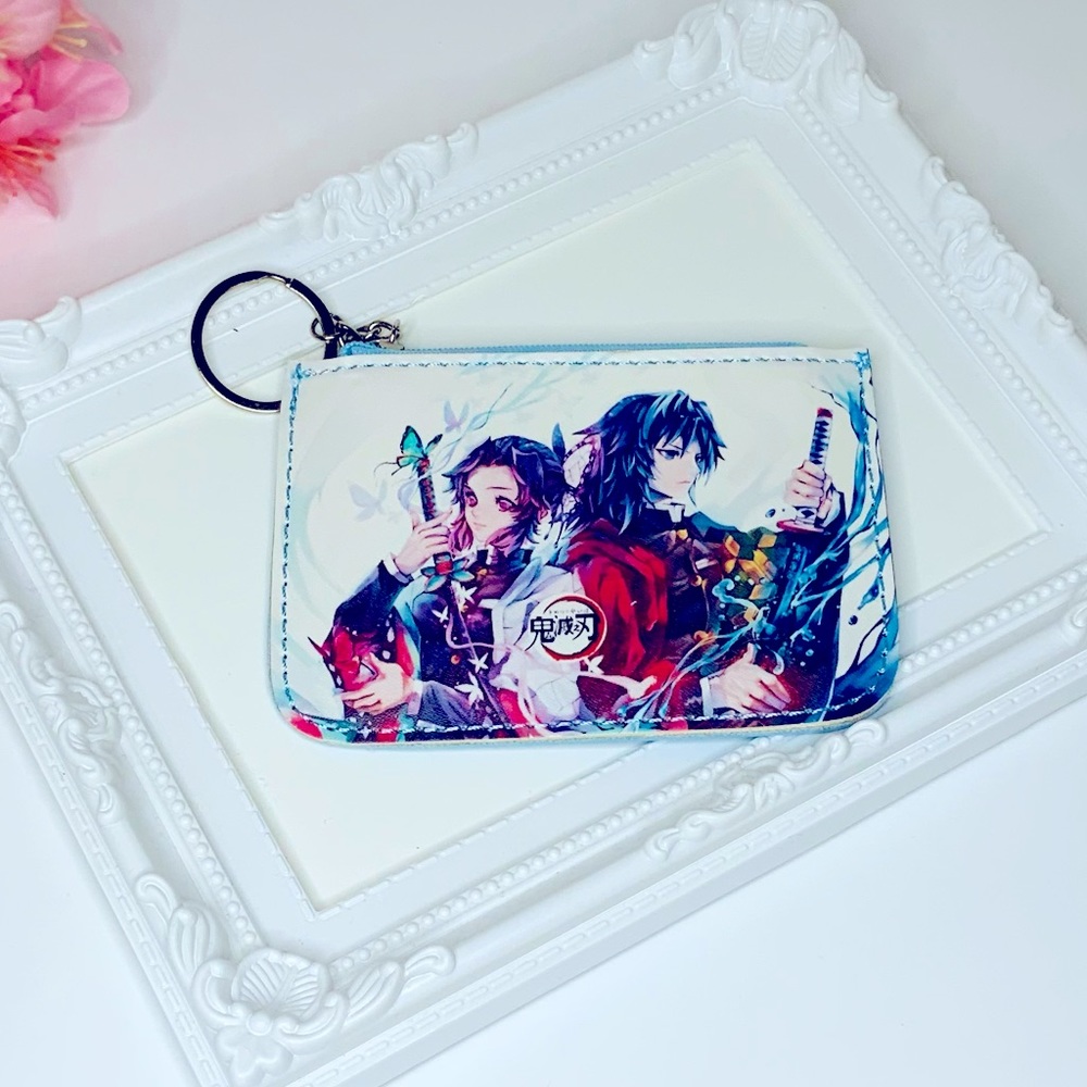 Demon Slayer Shinobu & Tomioka ID Wallet Keychain